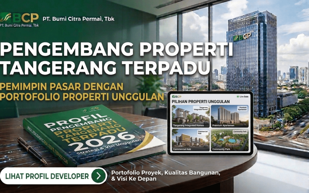 Pengembang Properti di Tangerang: Strategi, Peluang, dan Cara Memilih Developer Terbaik